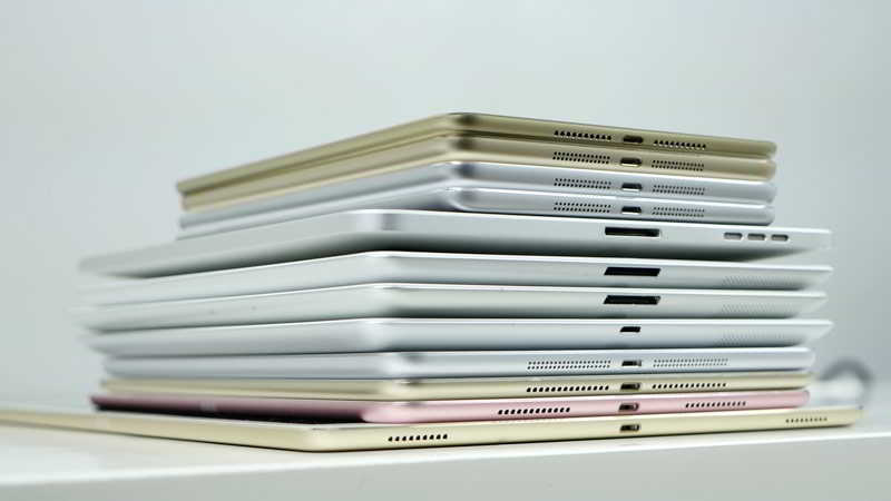 Сравнение производительности всех поколений iPad