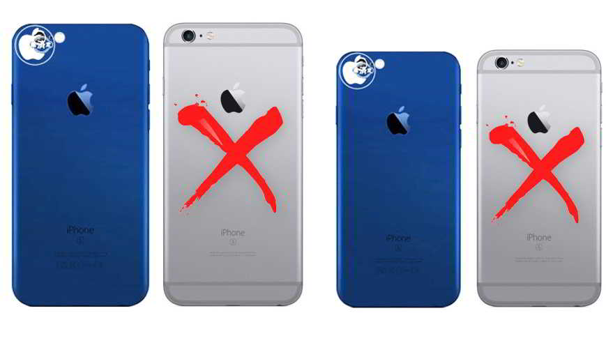 СМИ: в линейке iPhone 7 появится модель в голубом цвете, серых iPhone больше не будет